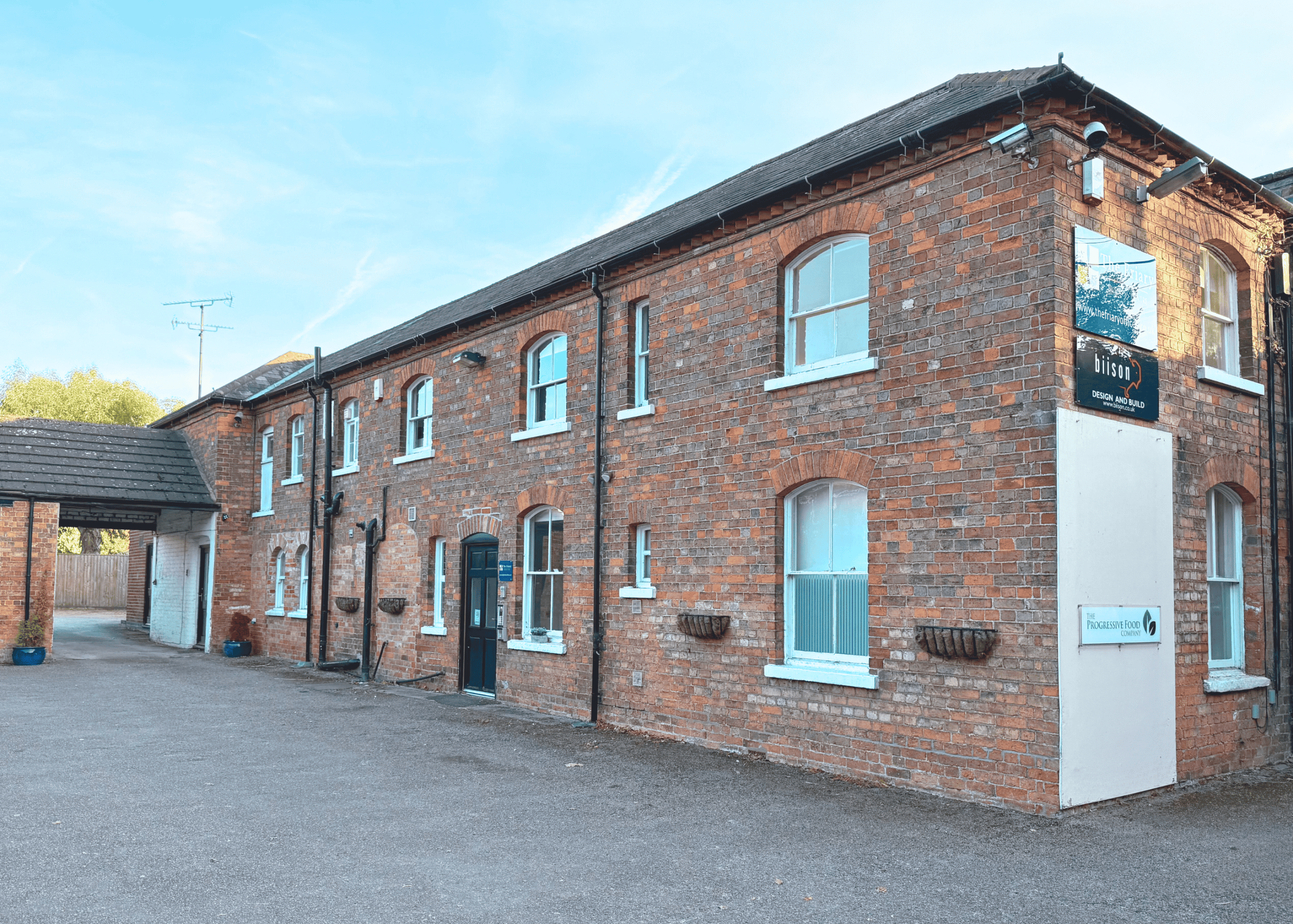 The Friary Business Centre building from the side